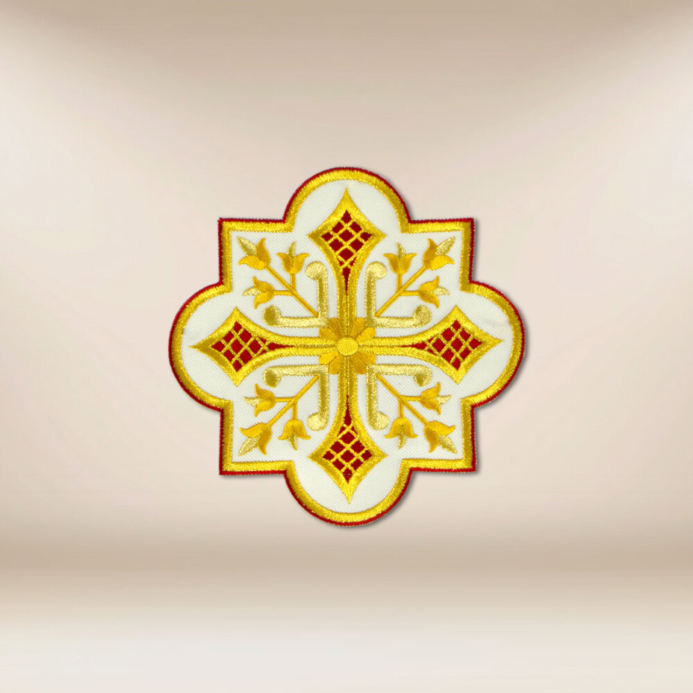 application brodée croix