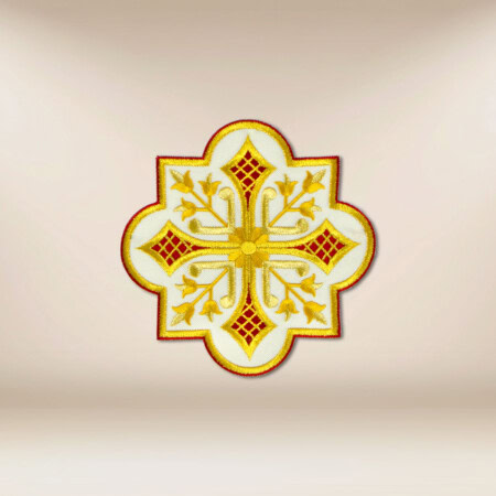 application brodée croix