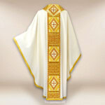 Chasuble liturgique brodée