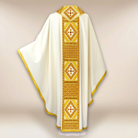 Chasuble liturgique brodée