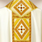 Chasuble liturgique brodée