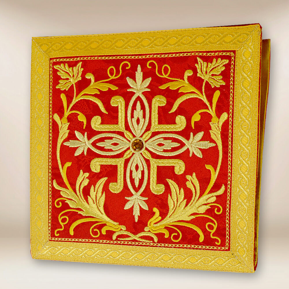 Bourse de corporal brodée rouge
