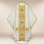 Chasuble liturgique brodée