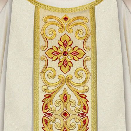 Chasuble liturgique brodée