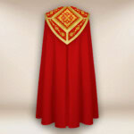 Chape liturgique rouge
