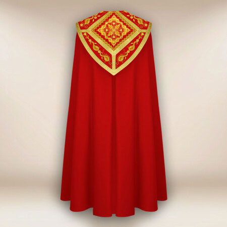 Chape liturgique rouge