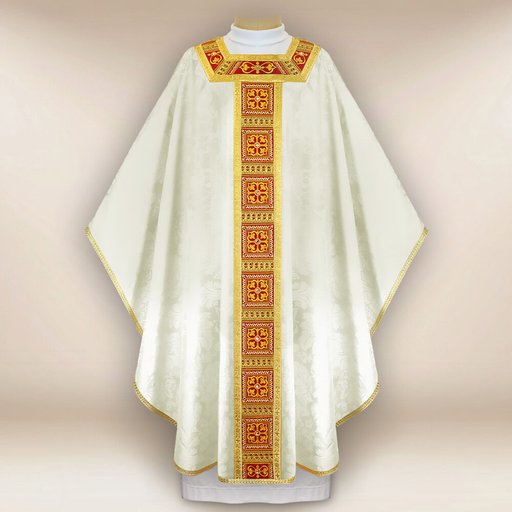 Chasuble liturgique brodée classique