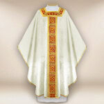 Chasuble liturgique brodée classique