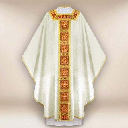 Chasuble liturgique brodée classique
