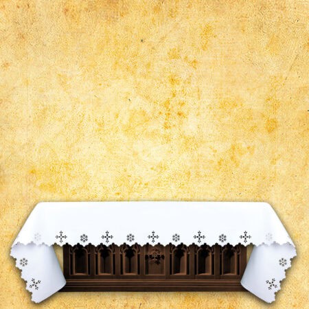 nappe d’autel ajourée