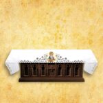 Nappe d’autel ajourée avec l’image photo