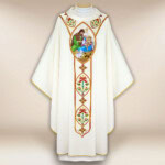 Chasuble brodée pour Noël
