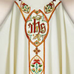 Chasuble brodée pour Noël