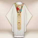 Chasuble brodée pour Noël