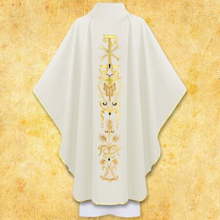 Chasuble liturgique PX écru