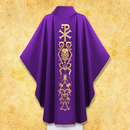 Chasuble liturgique PX violette