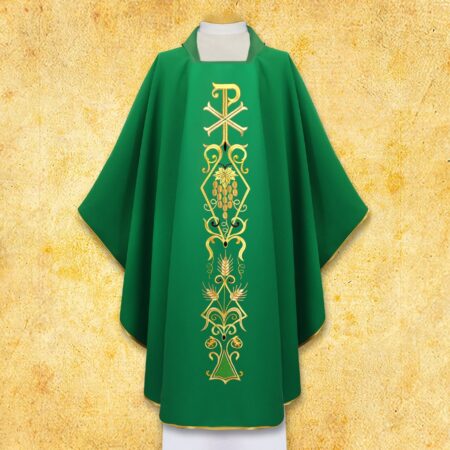 Chasuble liturgique PX vert