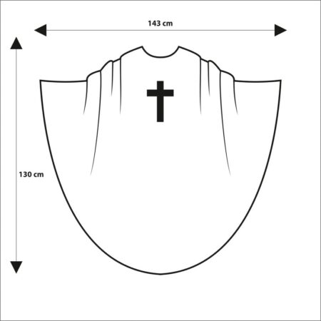 Chasuble liturgique brodée de mariage