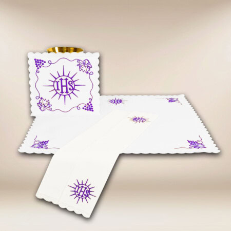 Linge de calice violet