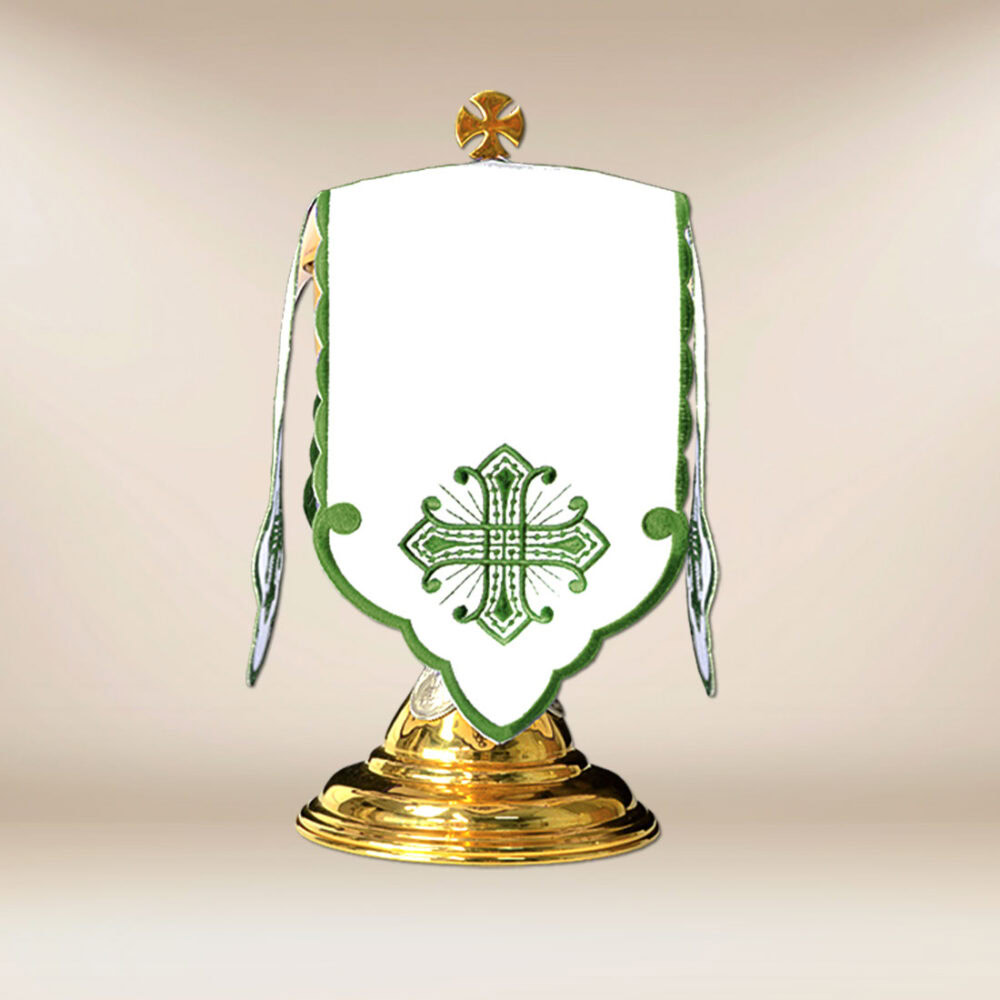 Voile de ciboire vert