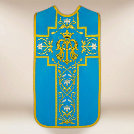 Chasuble brodée romaine Maryjny