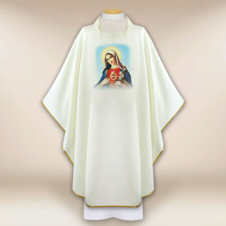 Chasuble avec image Cœur de Marie