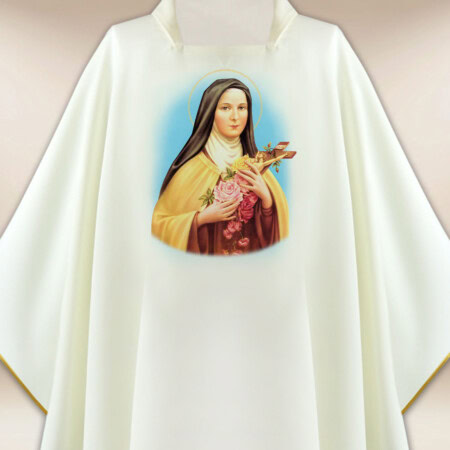 Chasuble avec l'image de Sainte Teresa