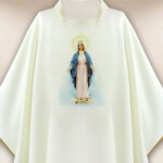 Chasuble avec l'image Mère de Dieu Immaculée