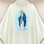 Chasuble avec image Mère de Dieu Immaculée
