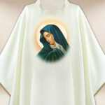 Chasuble avec l'image Mère de Dieu des Douleurs