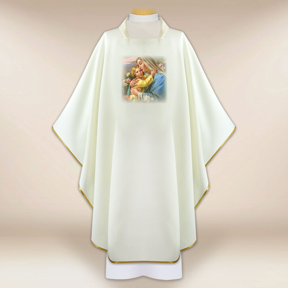 Chasuble avec l'image Mère de Dieu