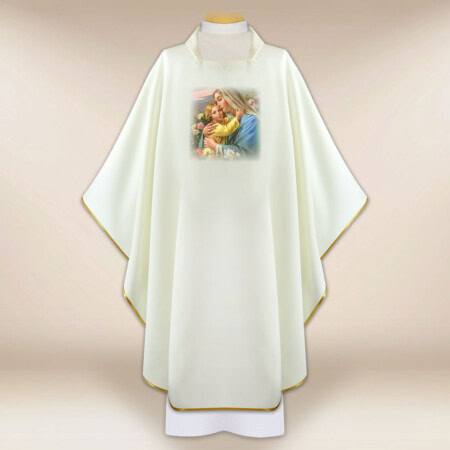 Chasuble avec l'image Mère de Dieu