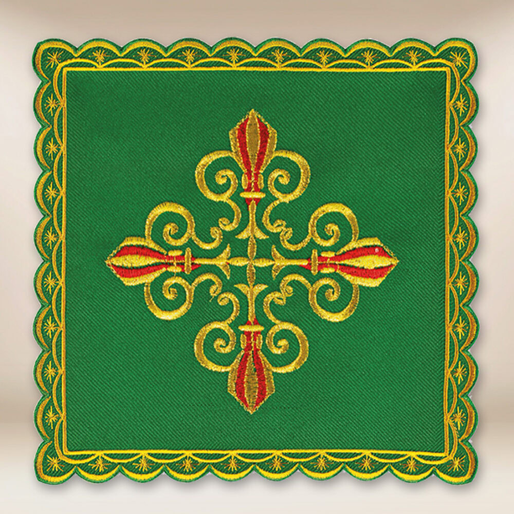 pale brodée Verte
