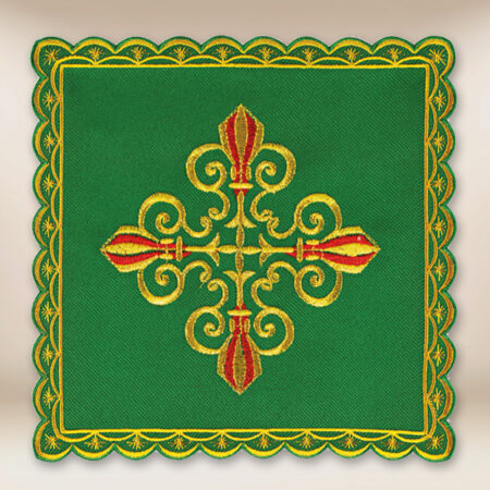 pale brodée Verte