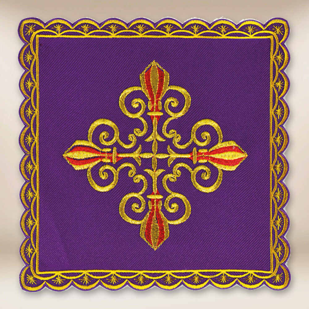 pale brodée violette