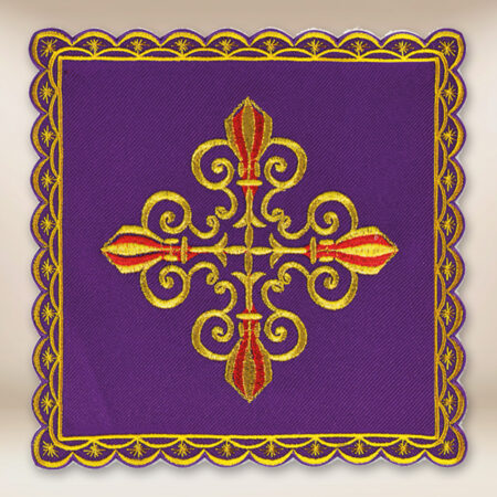 pale brodée violette