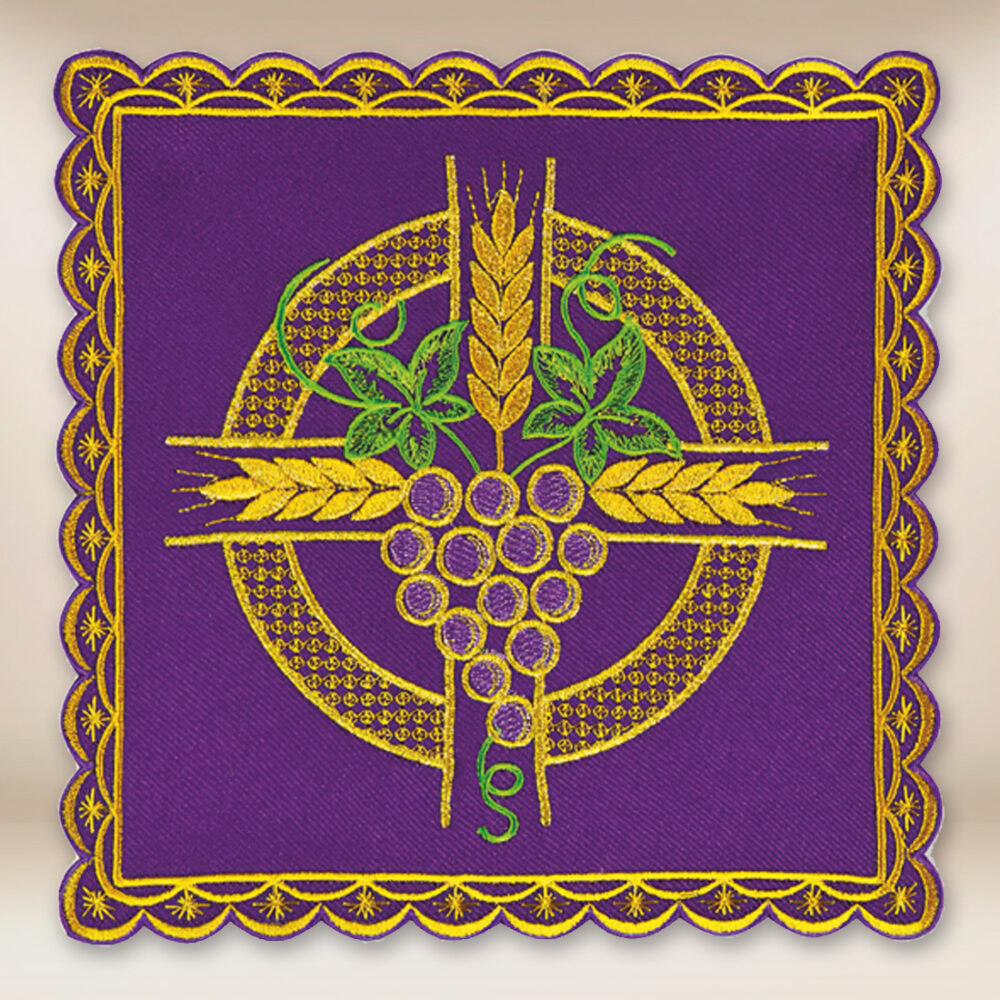 Pale brodée violette