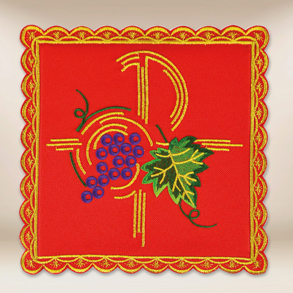 Pale brodée rouge