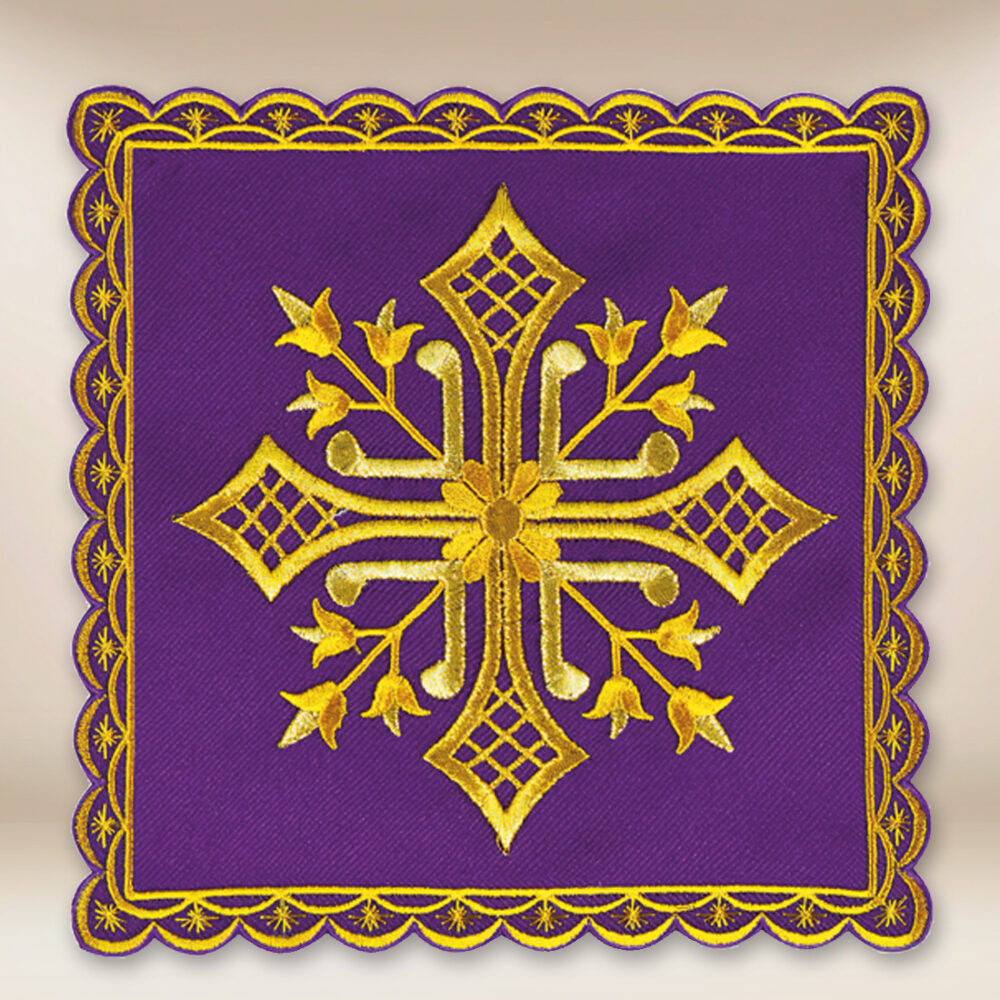 Pale brodée violette