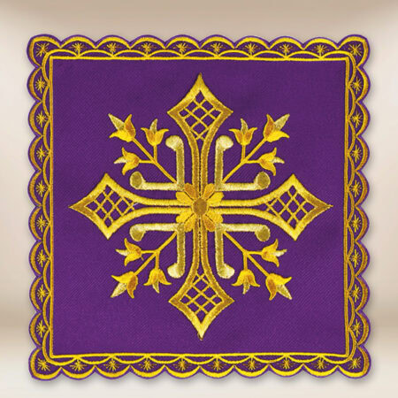 Pale brodée violette