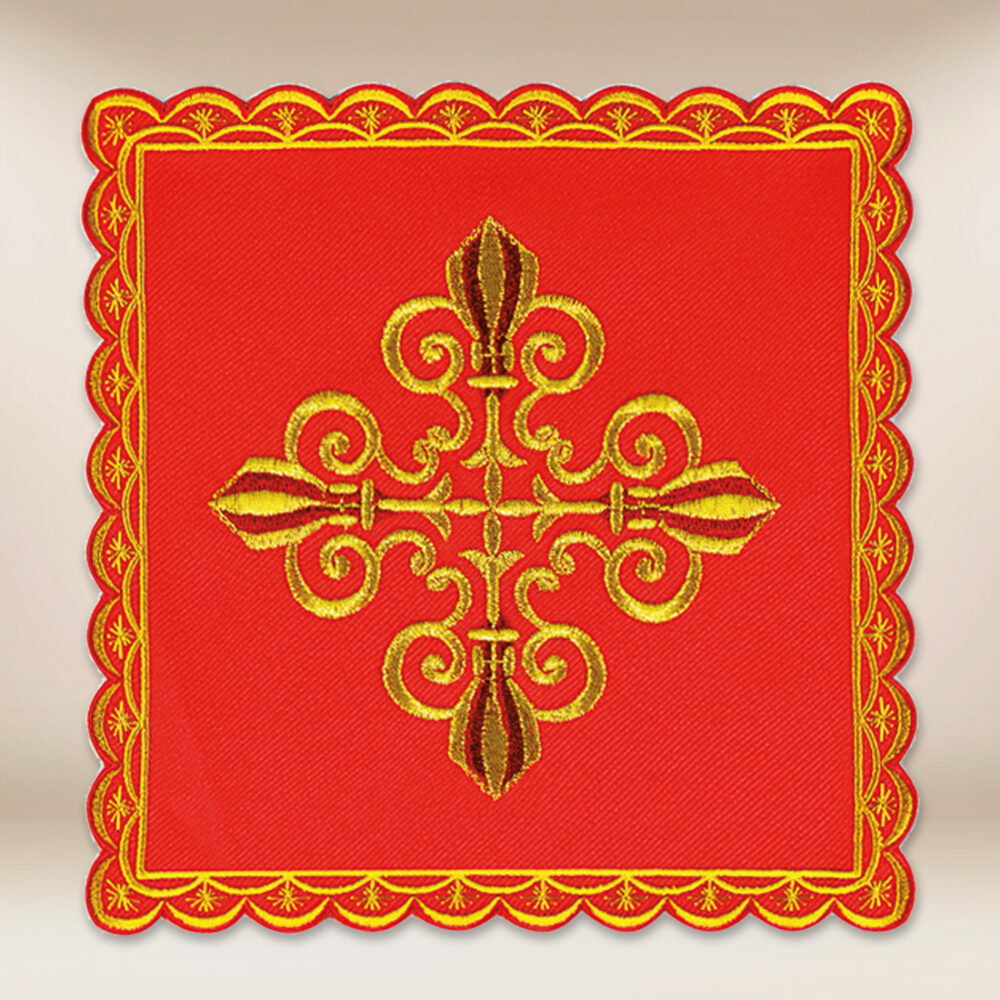 pale brodée Rouge