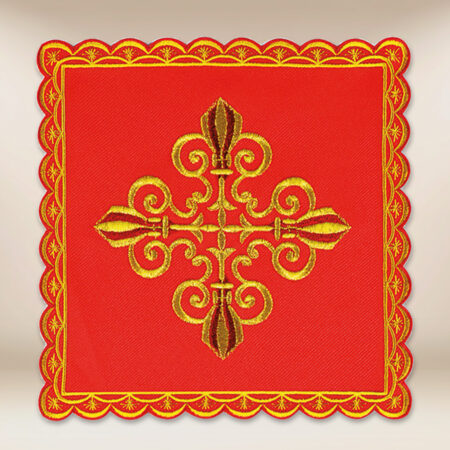 pale brodée Rouge