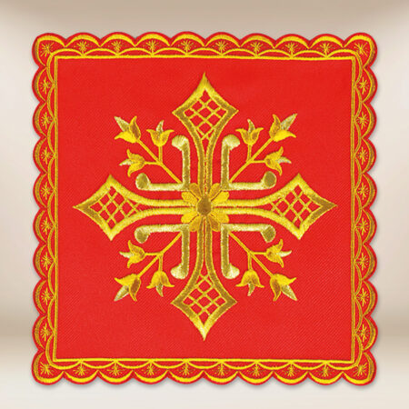 Pale brodée rouge