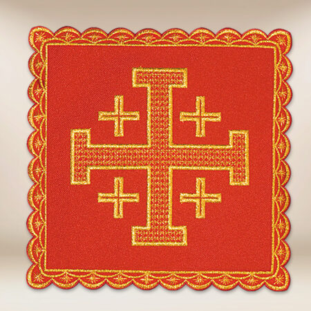 Pale brodée rouge