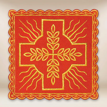 Pale brodée rouge