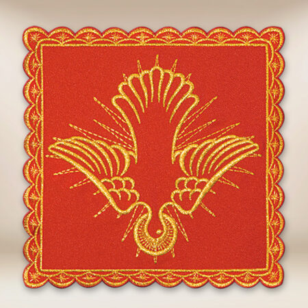 Pale brodée rouge