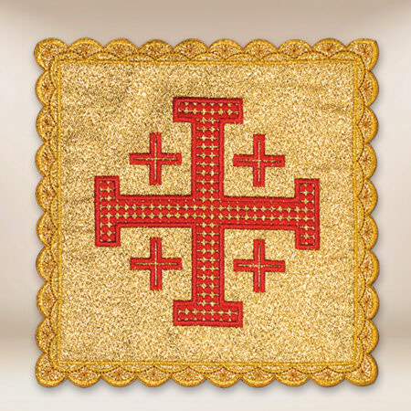 Pale brodée dorée