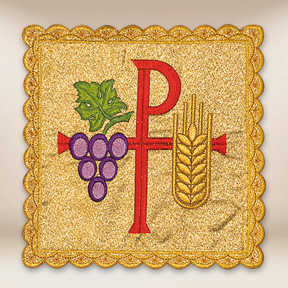 Pale brodée dorée