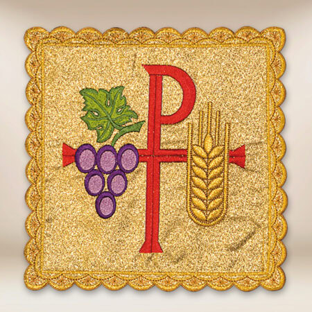 Pale brodée dorée