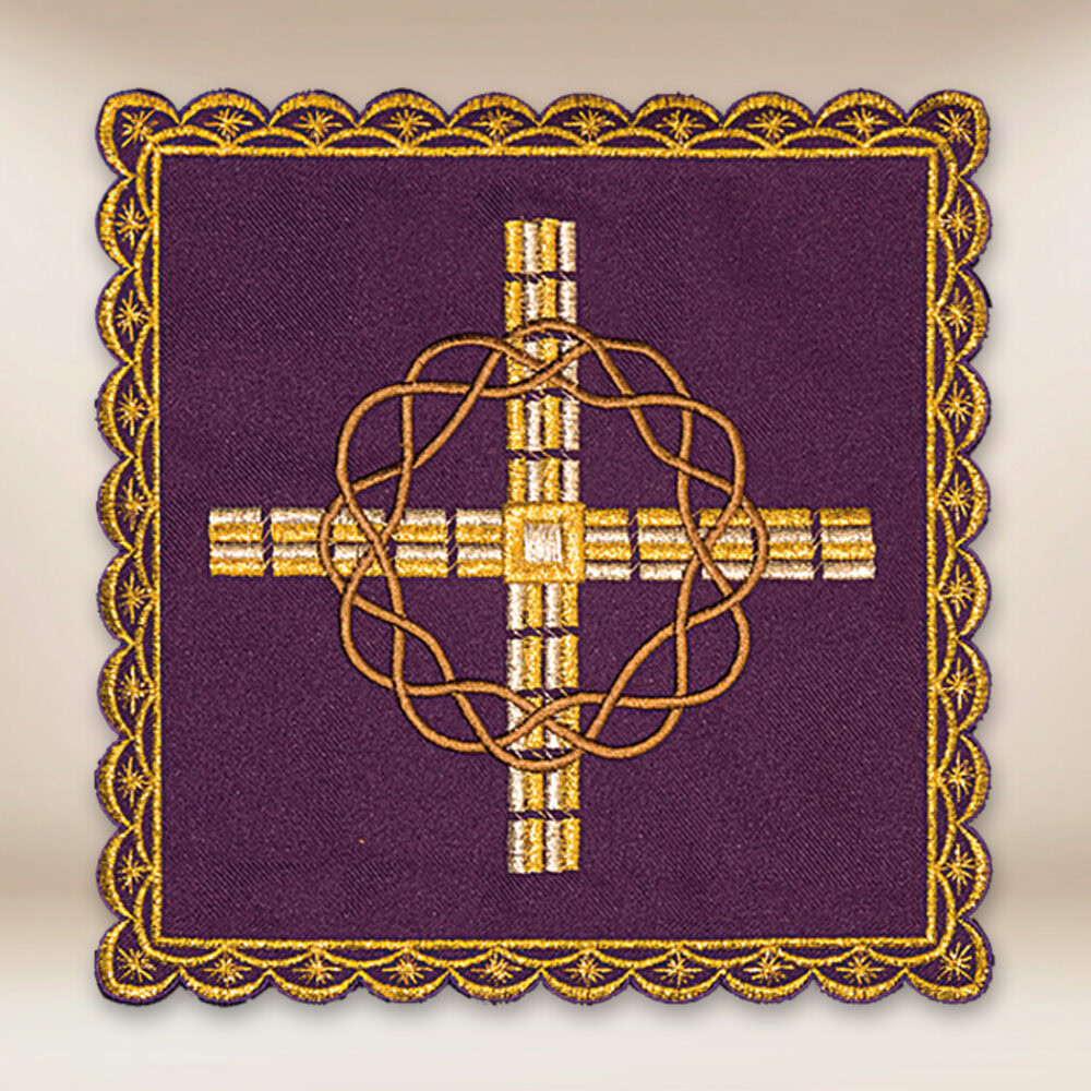 Pale brodée violette